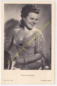 RPPC STAR Ak Paula Wessely Foto Film Hämmerer - Picture 1 of 1