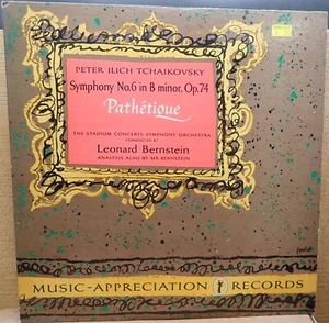Tchaikovsky Symphony No 6 B Minor with 10" Analysis LP - Leonard Bernstein - Picture 1 of 2