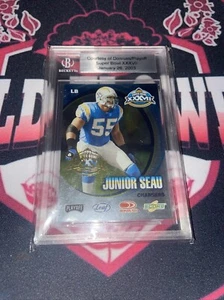 2002 Donruss Playoff Super Bowl 37 Junior Seau - Picture 1 of 2