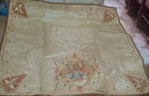 Antique ornate chalice veil vestment over 100 years old hand emboidered Anglican - Picture 1 of 6