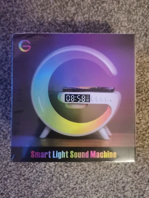 Wireless smart light sound machine and sunrise alarm clock, new and unused - Image 1 of 4