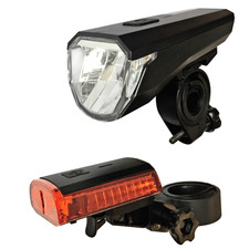 ecolle LED Akku Fahrradlampen-Set (96656)