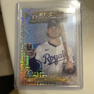 2024 Bowman Chrome Bobby Witt Jr My 1st Bowman Mega Mojo Refractor #M1B-23 ๐ฅ๐ - Picture 1 of 6