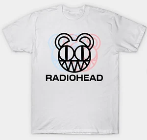 T-Shirt Radiohead Erwachsene S-3XL weißes T-Shirt englisches Rockband - Bild 1 von 2