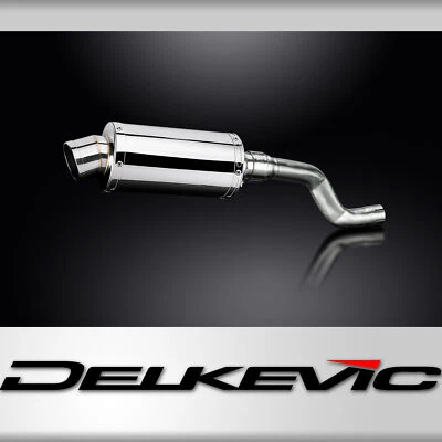 Kit de silenciador de escape oval de aço inoxidável Yamaha XT500 TT500 1977-1989 9" - Imagem 1 de 4