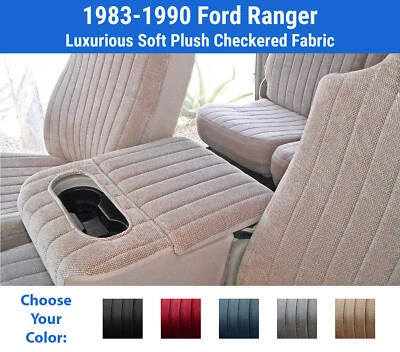 Plush Regal Seat Covers for 1983-1990 Ford Ranger - Image 1 of 4