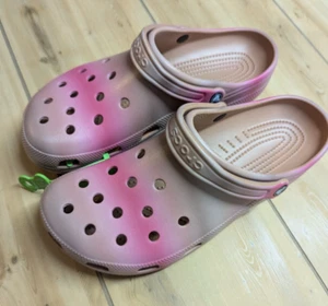 Crocs Classic Color Dip Clog Cork Mens Size 13 Ombre - Picture 1 of 11