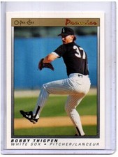 1991 O-PEE-CHEE PREMIER #120 BOBBY THIGPEN CHICAGO WHITE SOX FREE SHIPPING