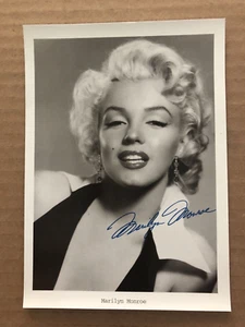 Vintage PHOTO Marilyn Monroe Fotochrome-X w/ Signature Hollywood Star - Picture 1 of 4