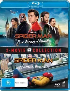SPIDER-MAN FAR FROM HOME + SPIDER-MAN HOMECOMING (BLU-RAY, M) BRAND NEW - Picture 1 of 1