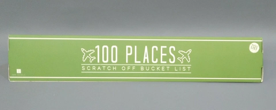 100 Places Scratch off Bucket List Poster Size 420 X 594 Mm What Are You Waiting