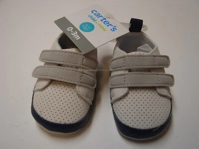 Zapatos CARTER’S Child Of Mine - Azul/Blanco - 0-3 meses Foto 1 de 4