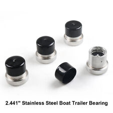 ​(4) 2.441" Stainless Steel Boat Trailer Bearing Buddy w/ Protective Bra