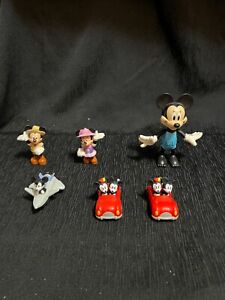 Lot of 6 Disney Plastic Toys including Minnie Mouse Disney 2011 Mattel