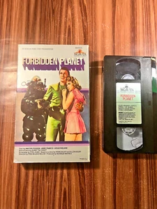 Forbidden Planet VHS MGM UA Big Box Slider Sci-Fi Horror 1956 Movie RARE OOP - Picture 1 of 8