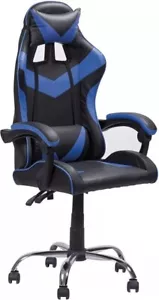 SEDIA POLTRONA GAMING NERO BLU ELEVATA RESISTENZA PS4 , PS5 - Foto 1 di 4
