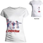 T-shirt One Direction Band Jump blanc neuf
