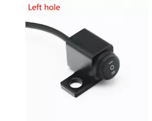 Motorcycle Waterproof On/Off CNC Aluminum Switch-Left Hole Mount - Picture 1 of 5