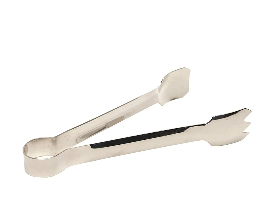 Genware NEV-6724 Serving Tongs, Stainless Steel, 8", 210 mm - image 1 of 1