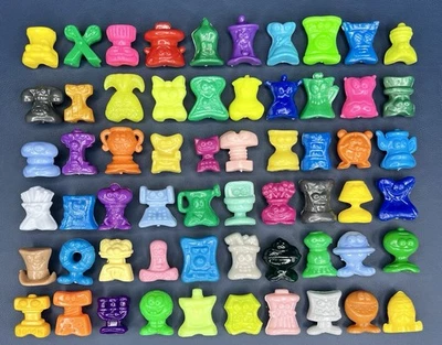 Classic GoGos Crazy Bones Things Complete Mixed Set of 60 Figures Rare Vintage - Image 1 of 4