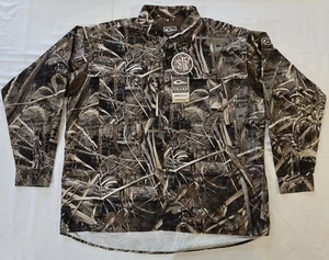Drake Waterfowl Systems RealTree Max-5 Camo Hunting Vented Men's Shirt Size 3XL - Picture 1 of 22