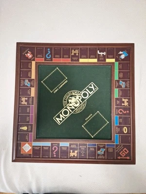 1991 Franklin Mint Monopoly Collectors Edition Wood Board & Drawer ONLY - Image 1 of 4