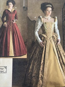 Simplicity Sewing Pattern 3782 Misses Elizabethan Costume Size 6-12 Uncut - Picture 1 of 5