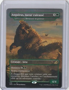 Anguirus, Tueur Cuirasse FRENCH IKO MTG 376 BORDERLESS Foil - Picture 1 of 1