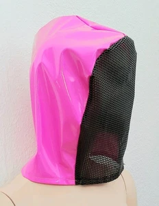 Maschera vernice con griglia in gomma nel campo visivo cappuccio vernice maschera in vinile with Rubbernet  - Foto 1 di 4