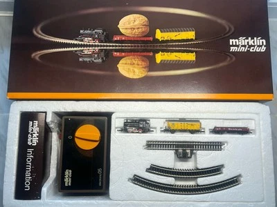 Märklin Mini Club 8163 S Startpackung DB Güterzug mit Gleisen und Trafo + OVP - Bild 1 von 4