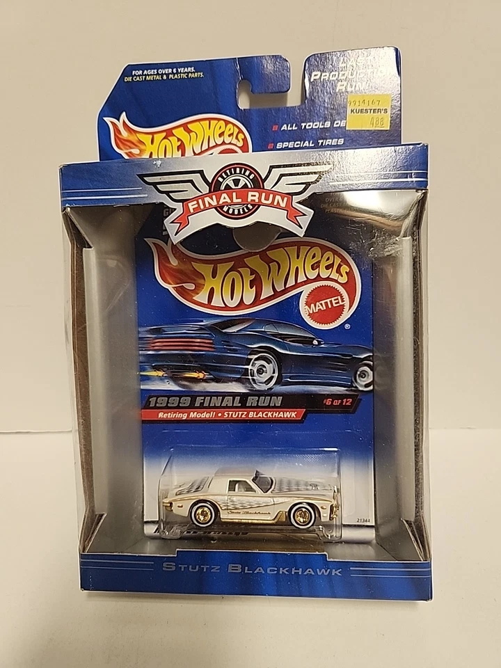 1/64 HOT WHEELS Final Run Stutz Blackhawk Real Rider 1998 - Image 1 of 4
