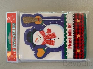 40 Snowman Christmas Party Invitations, FREE SHIPPING - NEW - Picture 1 of 3