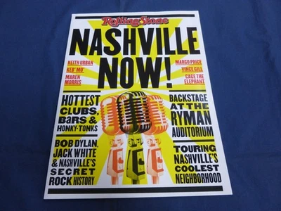 Rolling Stone Nashville Now Collectors Edition Magazine Used, Bob Dylan, Jack Wh - Image 1 of 4