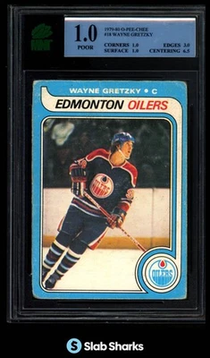 Wayne Gretzky 1979 O-PEE-CHEE #18 RC ROOKIE MNT 1 Foto 1 de 4