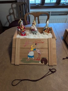 Kurt Adler Alice in Wonderland Blown Glass Polonaise Xmas Ornaments Komozja LE - Picture 1 of 24