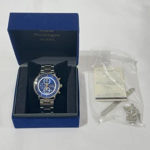 Seiko Fgo Fate Collaboration Uhr Saber Artoria Pendragon limitiert Batterie leer - Bild 1 von 14