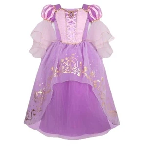 DISNEY STORE Rapunzel Costume Gown Dress Princess Tangled Girls Sz 5/6 NWT - Picture 1 of 6
