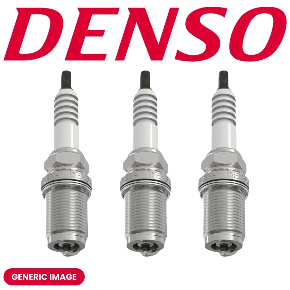 Denso 3x Spark Plugs Fits Chrysler Dodge Infiniti Nissan Plymouth Toyota K16RU11 - Image 1 of 4