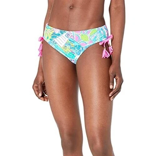 Lilly Pulitzer Multi Dionne Wish You Were Here Bikini Bottoms L105033 Size 6 - Image 1 of 4