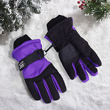 1 Pair Kid Riding Glove Non-slip Thermal Kids Winter Snow Ski Gloves Lightweight
