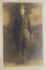 1921 echtes Foto junger Militärsoldat EDD patriotische Postkarte