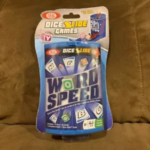 Dice Slide Game WORD SPEED Spelling Family Fun - Picture 1 of 2