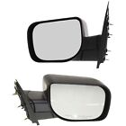 Manual Mirror Set For 2004-2015 Nissan Titan XE S Models Textured Black