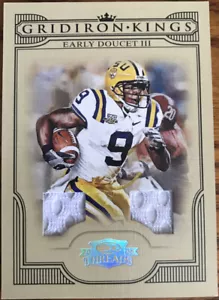 2008 Donruss Threads College Gridiron Kings Materials Early Doucet III #CGK-12 - Picture 1 of 3