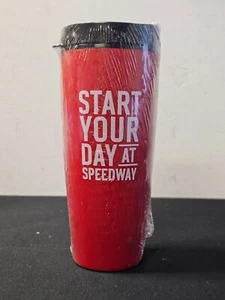 NEW Speedway Foam Insulated Travel Tumbler Mug Cup 22oz Ounce Red Lid - Picture 1 of 3