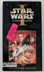 La guerre des étoiles I - La menace fantôme VHS (1999) - NTSC - French VG Tested - Picture 1 of 8