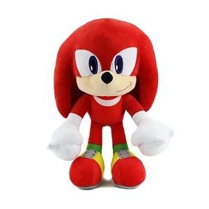 Red Sonic Knuckles Plush Sonic the Hedgehog Movie 2 SEGA Stuffed NEW - Picture 1 of 8