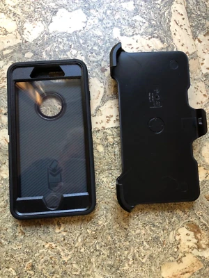 Otterbox iPhone 7 Plus 8 Plus 6s Plus Protective Case + Holster 5.5" Black - Image 1 of 4