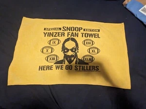 Pittsburgh Stillers Snoop Dogg Special Edition Yinzer Fan Towel Fanactics RARE - Picture 1 of 6