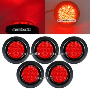 2.5" Round 13 LED Light Trailer Truck Side Marker Clearance Grommet/Plug - Qty 5 - Picture 1 of 10